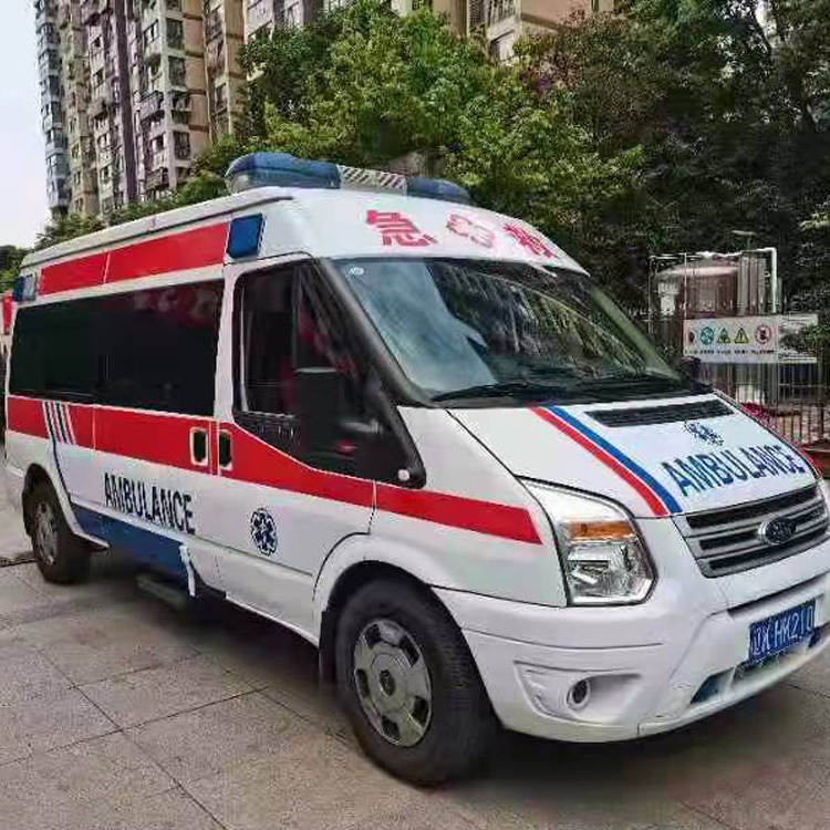 田阳长途救护车护送病人返乡